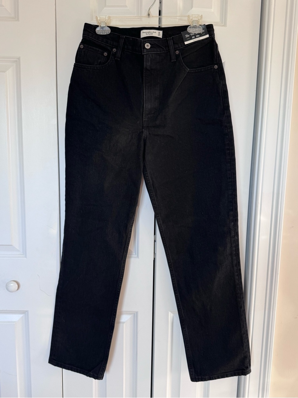 Abercrombie & Fitch Black Relaxed Jeans